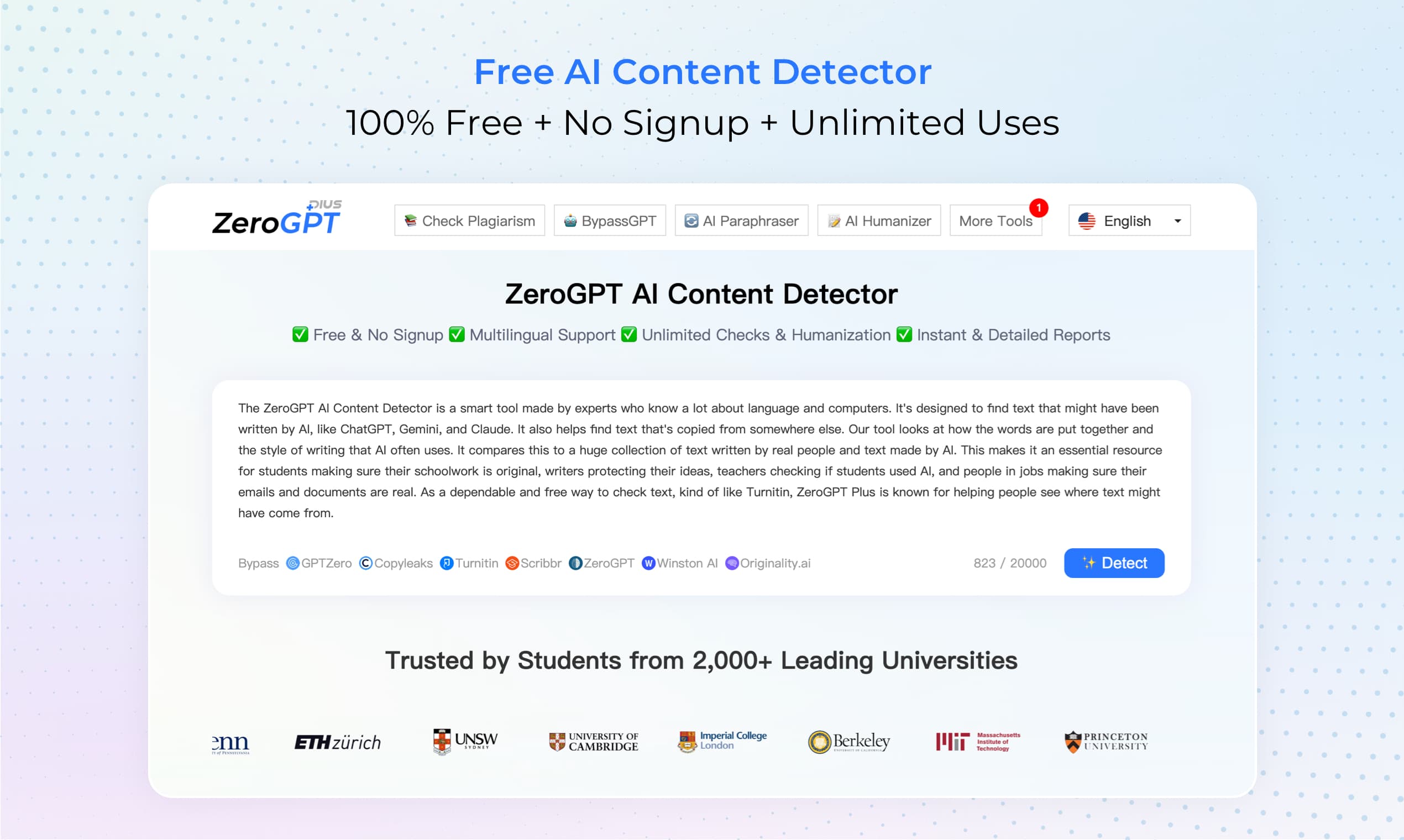 zerogpt plus