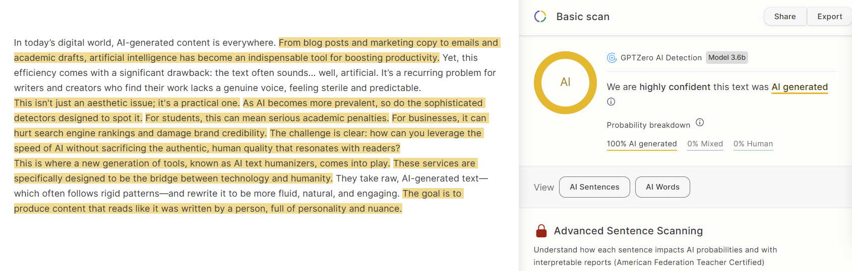 gptzero gptzero
