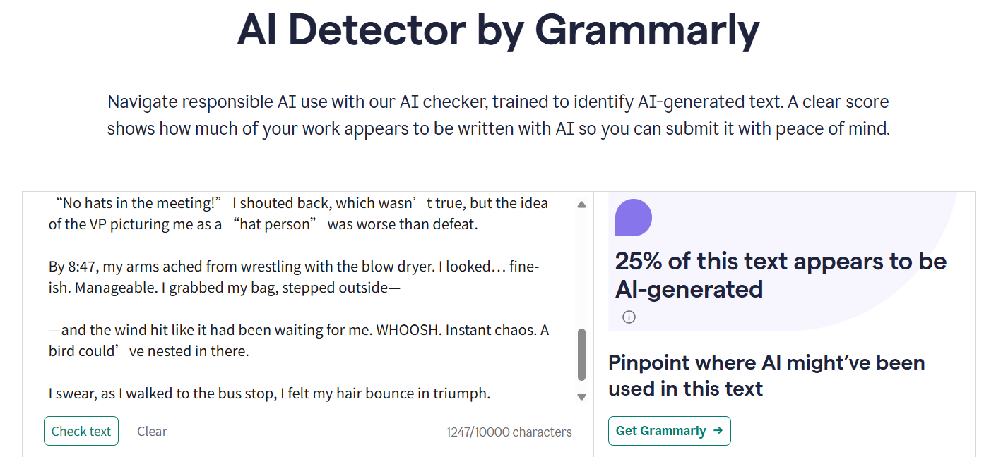 grammarly result 2